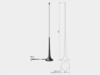 Magnetfußantenne DAB+ 0° Stabneigung SMB(f) passiv