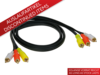 Cinch Kabel Audio/Video 100cm bulk