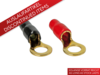 Ringösen 20 mm² > 12 mm  1 x rot / 1 x schwarz