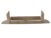 1-DIN Radioblende Fiat 500 10/2007-07/2015 beige lose