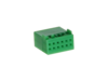 Zusatzstecker Quadlock (Für Artikel 321026) 12 polig  grün