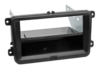 2-DIN Kit mit Fach Skoda/VW schwarz 52Pin i-dapter