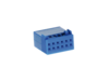 Zusatzstecker Quadlock (Für Artikel 321026) 12 polig  blau