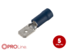 Flachstecker(m) 1,5mm²-2,5mm²/6,3mm blau ST 5 Stück