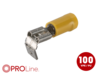 Flachstecker/Hülse(m/f) 4,0mm²-6,0mm²/6.3mm ST 100 Stück