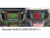 2-DIN RB mit Fach Hyundai Santa Fe > schwarz