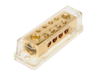 Verteilerblock (gold) 2 x 50 mm²  / 8 x 10 mm²
