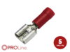 Flachsteckhülse(f) 0,5mm²-1,5mm²/6,3mm rot ST 5 Stück
