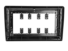 2-DIN Radioblende Zubehör 2-DIN auf 10