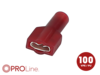 Flachsteckhülse(f) 0,5mm²-1,5mm²/6,3mm NYVI 100 Stück