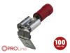 Flachstecker/Hülse(m/f) 0,5mm²-1,5mm²/6.3mm ST 100 Stück