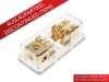Sicherungsverteilerblock AGU (gold) 1 x 20 mm²  / 2 x 10 mm²
