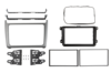 2-DIN Kit VW Polo 2014-2017 silber i-dapter/Anntenne