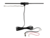 Glasklebeantenne AM/FM DIN(m) 12V extern