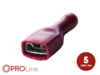 Flachsteckhülse(f) 0,5mm²-1,0mm²/6,3mm rot STVI 5 Stück