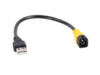USB Adapter VW diverse Fahrzeuge LVDS gelb>USB-A
