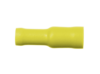 Rundsteckhülse 4,0mm²-6,0mm²/5,0mm gelb 100 Stück