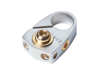 Batterieklemme Pluspol (silber) mit Batterieschutz 2 x 10mm²