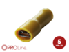 Flachsteckhülse(f) 4,0mm²-6,0mm²/6,3mm gelb EEVI 5 Stück