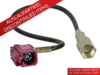 Antennenadapter FME(m)>Fakra D(f) 90° 20cm