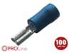 Flachsteckhülse(f) 1,5mm²-2,5mm²/2.8mm blau EE 100 Stück