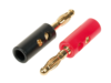 Bananenstecker 1 x rot/1 x schwarz 4 mm²-6mm² Einzelstecker