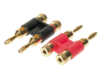 Bananenstecker 1 x rot/1 x schwarz 4 mm²-6mm² Doppelstecker