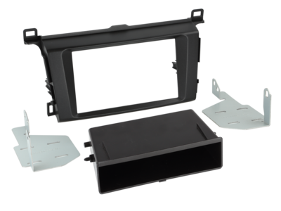 2-DIN Radioblende mit Fach Toyota RAV4 04/2013-12/2018