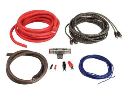 Kabel Kit Endstufe Strom 5m 20mm² / 5m Cinch / 60A AGU