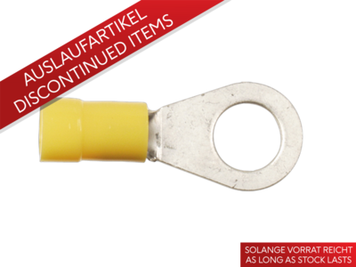 Ringkabelschuh 4,0mm²-6,0mm²/4,3mm gelb 100 Stück