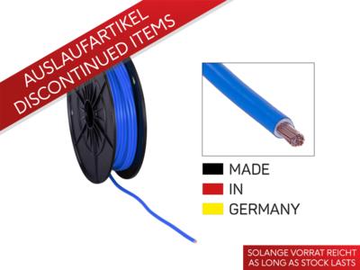 Stromkabel FLY 4,00 mm² blau Spule 25 m