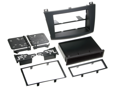 2-DIN Radioblende mit Fach Mazda 3 05/2009-09/2013