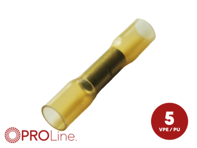 Stoßverbinder 4,0mm²-6,0 mm² gelb NYPA 5 Stück