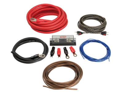 Kabel Kit Endstufe Stromkabel 35mm² Lautsprecherkabel 2,5mm²