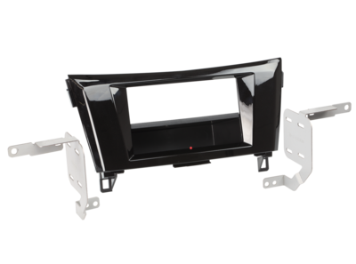 2-DIN Radioblende INBAY® Nissan Qashqai/X-Trail Klavierlack