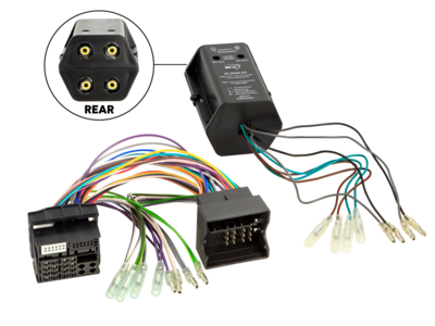 T-Kabelsatz diverse Fahrzeuge Quadlock/High-Low Adapter 