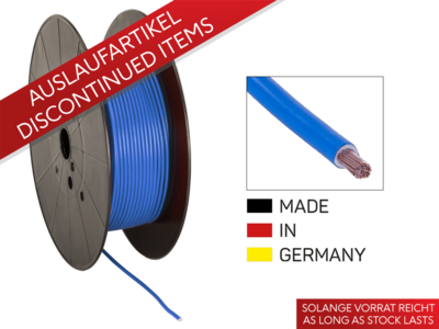 Stromkabel FLY 4,00 mm² blau Spule 100 m