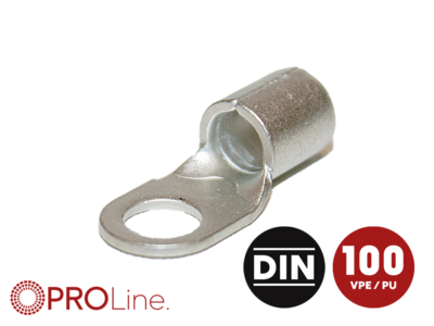 Ringkabelschuh 35mm²/10,5mm M10 unisoliert 100 Stück