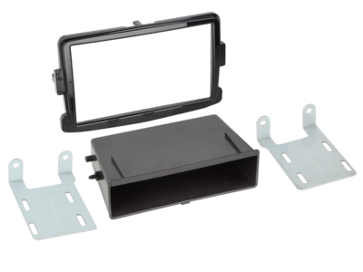 2-DIN RB mit Fach Dacia/Fiat/Nissan/Opel/Renault Klavierlack