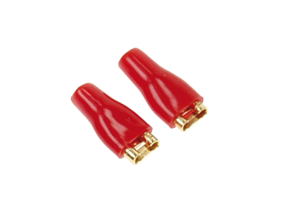 Flachsteckhülsen 4,8mm rot 50 Stück