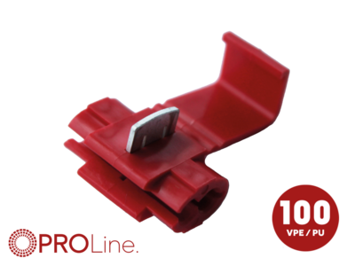 Abzweigverbinder 0,5mm²-1,0mm² rot OT 100 Stück