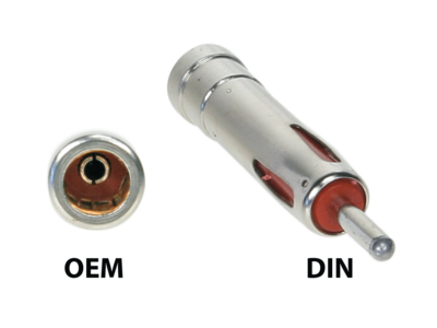 Antennenadapter USA2>DIN(m) US Fahrzeuge GM/Saab 