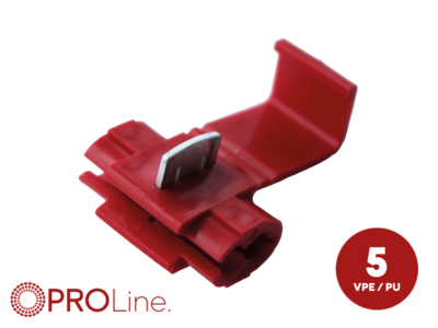 Abzweigverbinder 0,5mm²-1,0mm² rot OT 5 Stück