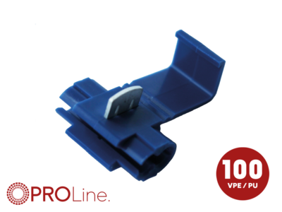 Abzweigverbinder 1,0mm²-2,5mm² blau OT 100 Stück