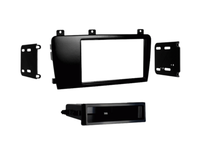 2-DIN Radioblende mit Fach Volvo S60/S70/V70/CX70 schwarz