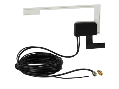 Glasklebeantenne DAB/DAB+ SMA(m)/SMB(f) 12V extern 