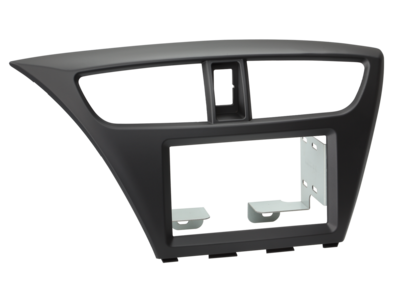 2-DIN Radioblende Honda Civic 02/2012-02/2018 schwarz