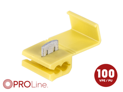 Abzweigverbinder 4,0mm²-6,0mm² gelb OT 100 Stück