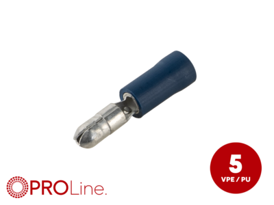 Rundstecker 1,5mm²-2,5mm²/4,0mm blau>rot ST 5 Stück