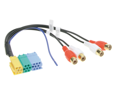 Vorverstärkeradapter  Mini ISO > Cinch 